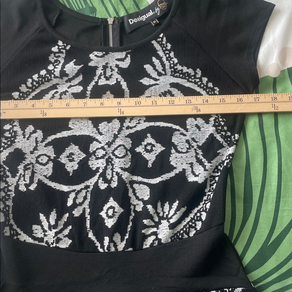 Desigual Black and White Dress - Picture 5 of 6